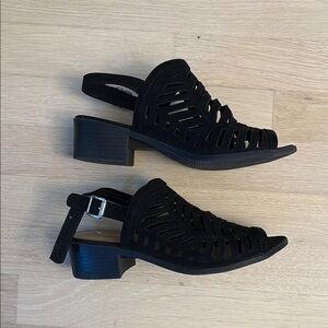 Cat & Jack Black sling back shoes